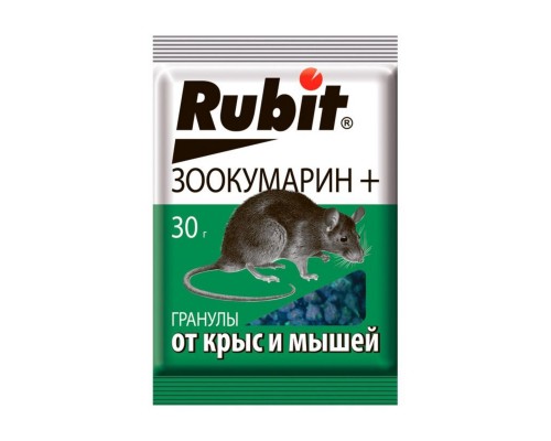 Зоокумарин+ гранулы от крыс и мышей Rubit купить в Домодедово