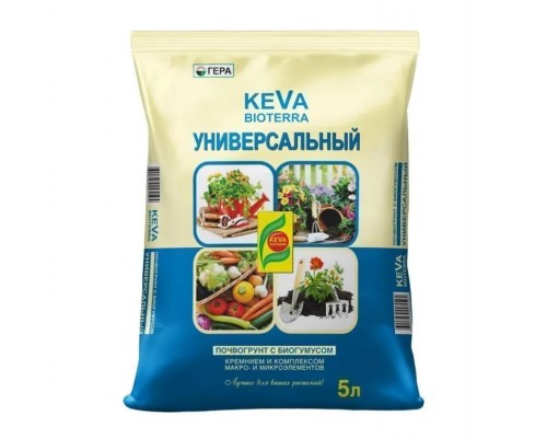 БИОпочвогрунт KEVA BIOTERRA Универсальный 5л  купить в Домодедово