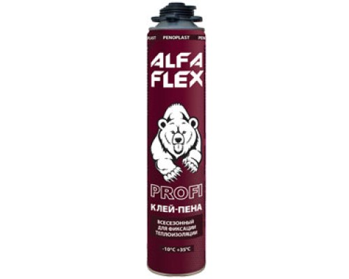 Монтажная клей-пена всесезонная ALFA FLEX PROFI 1000мл. для пистолета купить в Домодедово